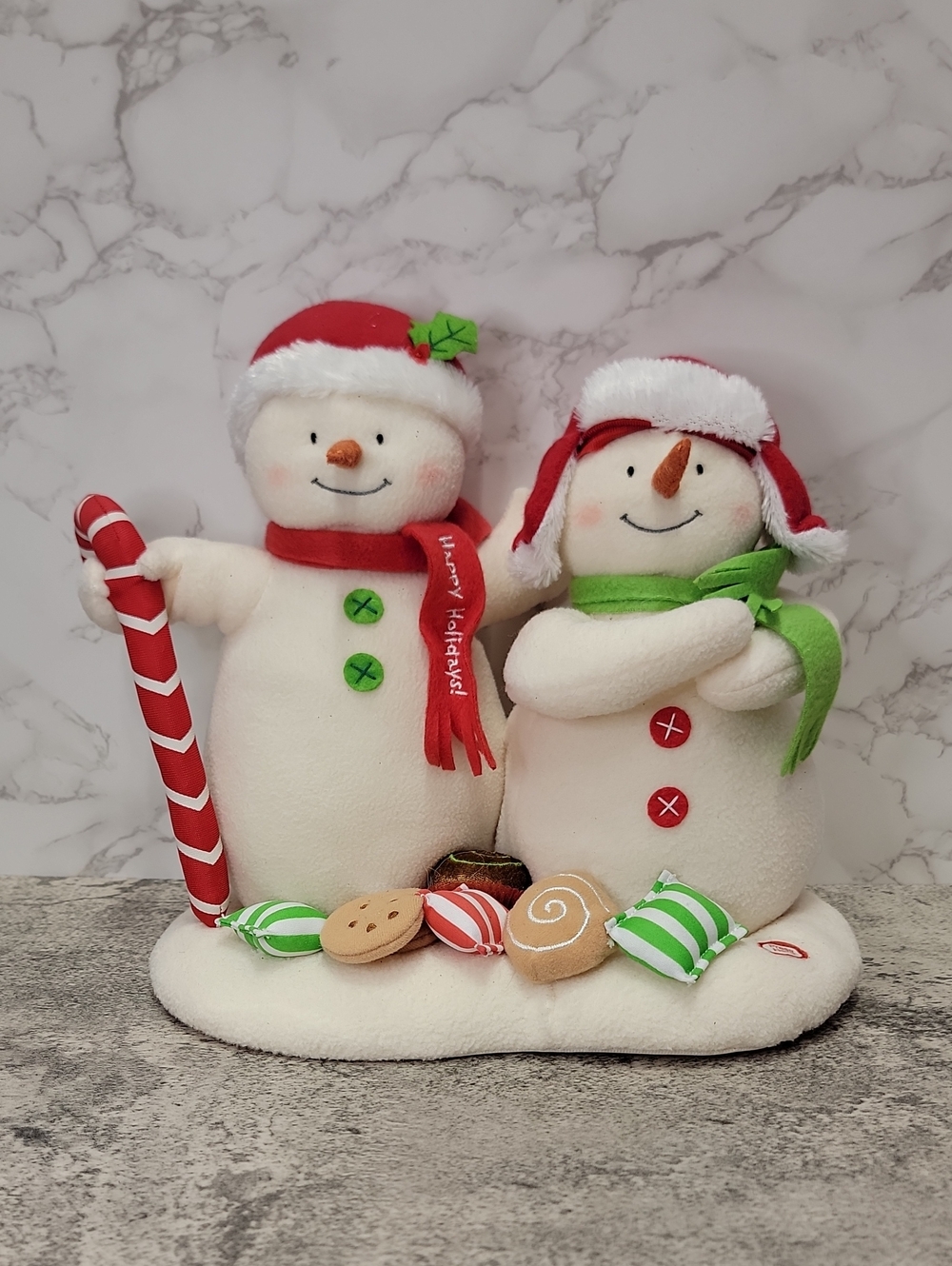 Hallmark Jingle Pals Seasons Treatings Snowmen Singing Motion Animated 2008